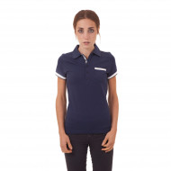 Polo manches courtes bleu marine
