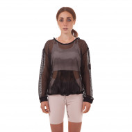 Sweat filet capuche