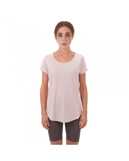 Tee-shirt long rose