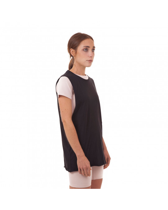 Tee-shirt long noir