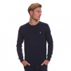 Pull col rond coton/laine