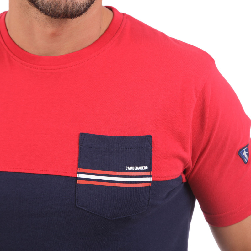 Tee shirt MC poche plaquée