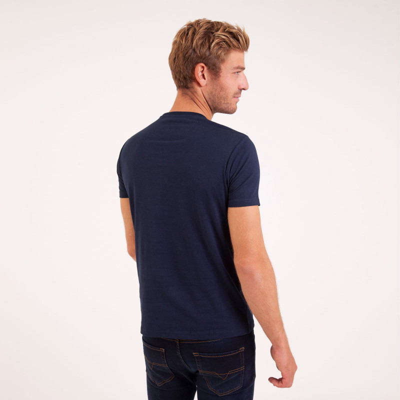 TEE SHIRT JERSEY BANDES POITRINE