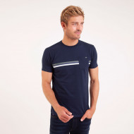 TEE SHIRT JERSEY BANDES POITRINE