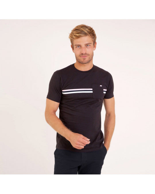 TEE SHIRT JERSEY BANDES POITRINE