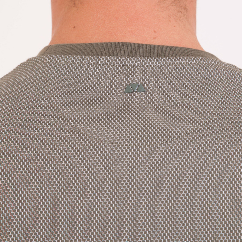 TEE SHIRT MAILLE CLOQUEE POCHE