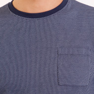TEE SHIRT MAILLE CLOQUEE POCHE