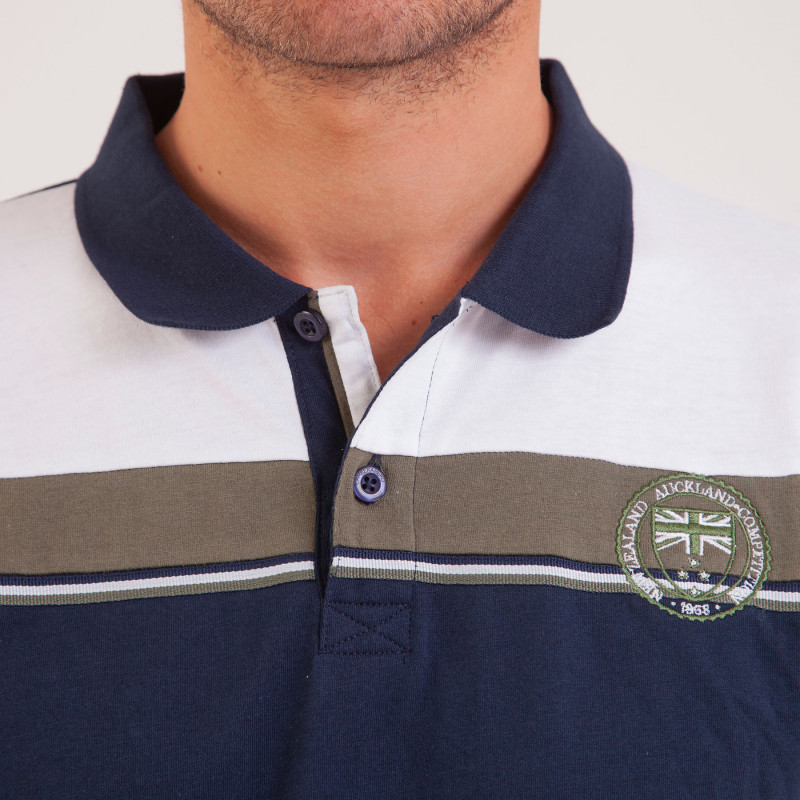 POLO JERSEY COUPE COUSU TRI COLOR