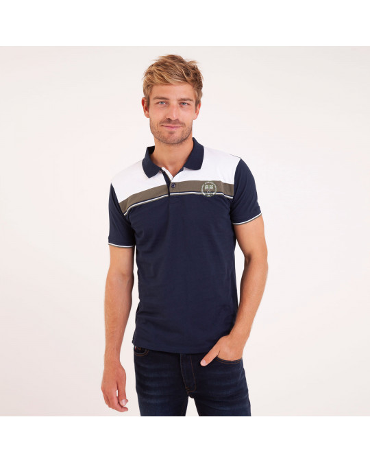 POLO JERSEY COUPE COUSU TRI COLOR