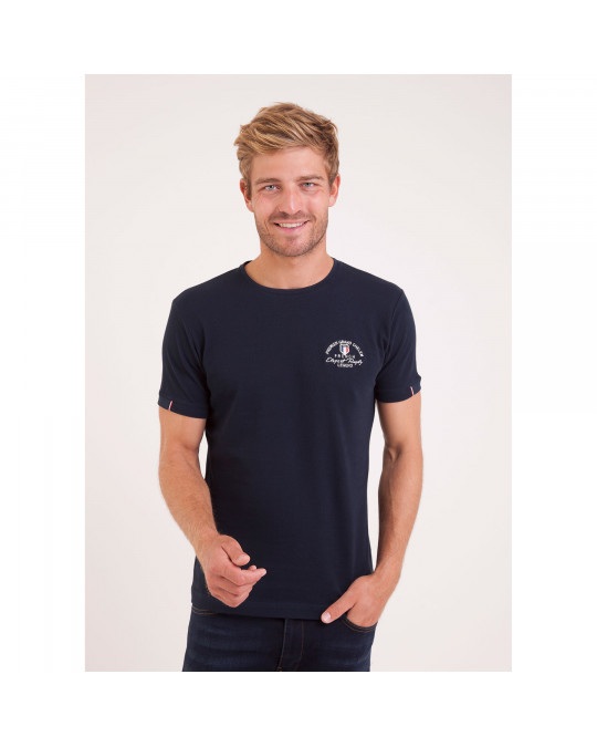 TEE SHIRT MC MAILLE CLOQUEE