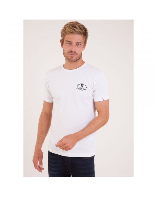 TEE SHIRT MC MAILLE CLOQUEE