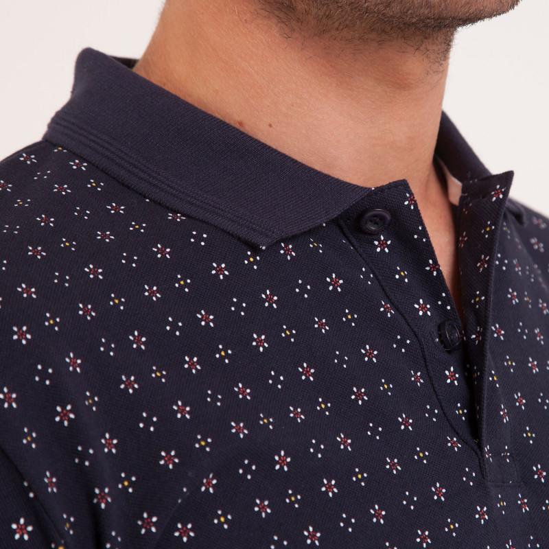 POLO MC PRINT PIQUE