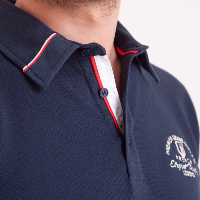 POLO MC MAILLE CLOQUEE