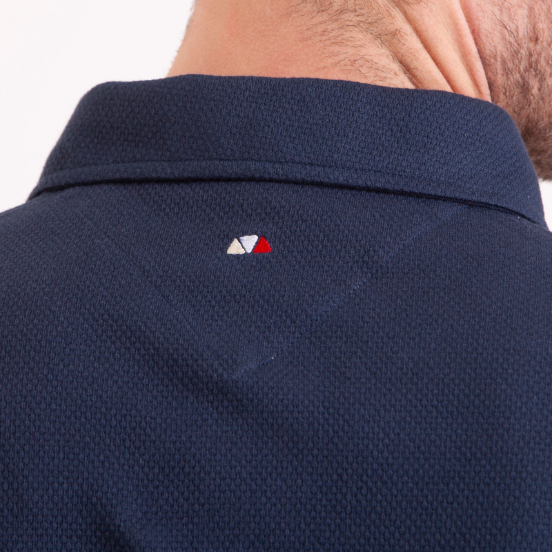 POLO MC MAILLE CLOQUEE
