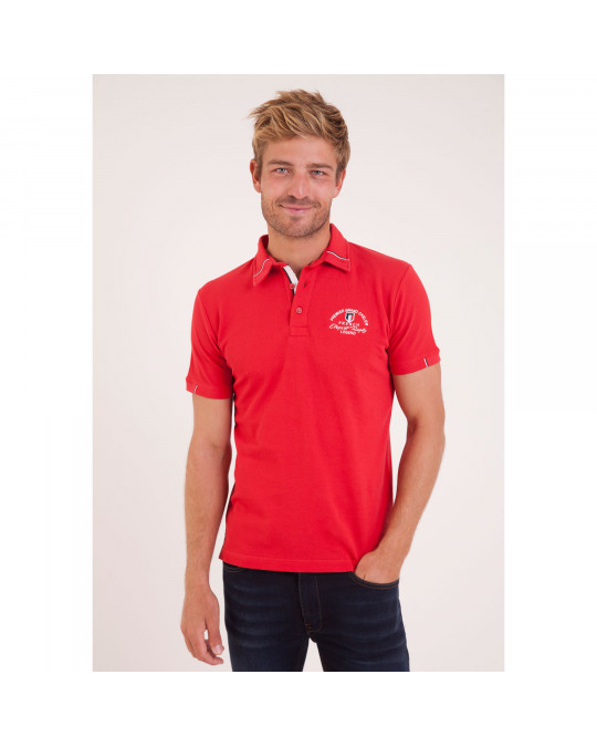 POLO MC MAILLE CLOQUEE