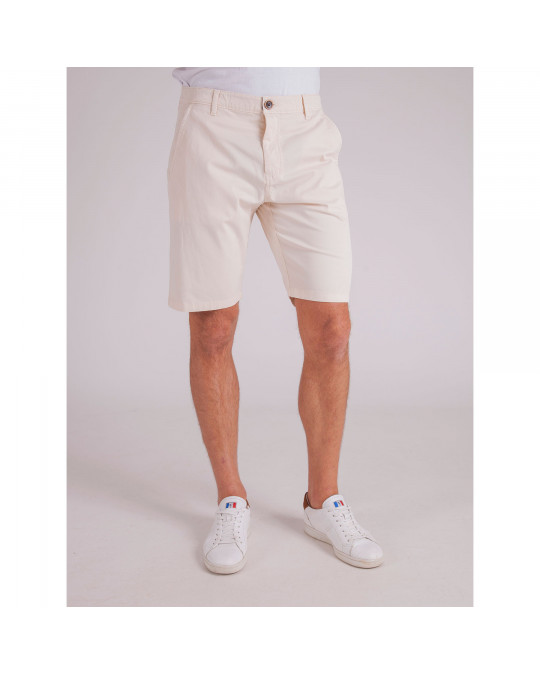 SHORT CHINO TOILE COTON
