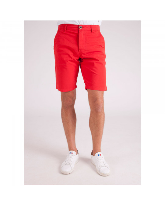 SHORT CHINO TOILE COTON