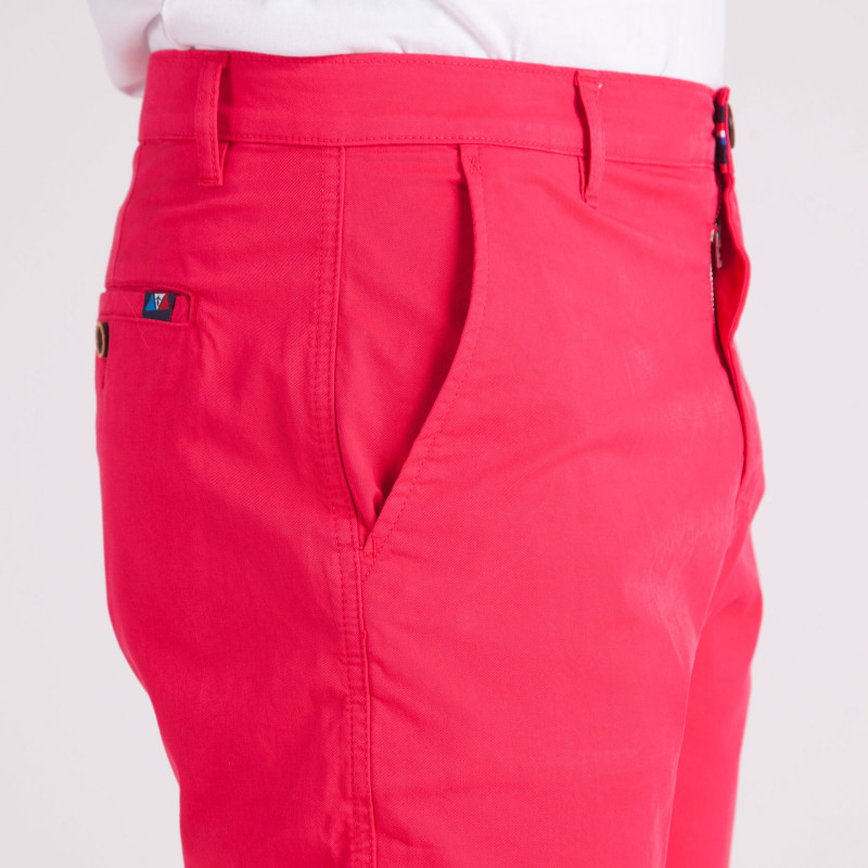 SHORT CHINO TOILE COTON