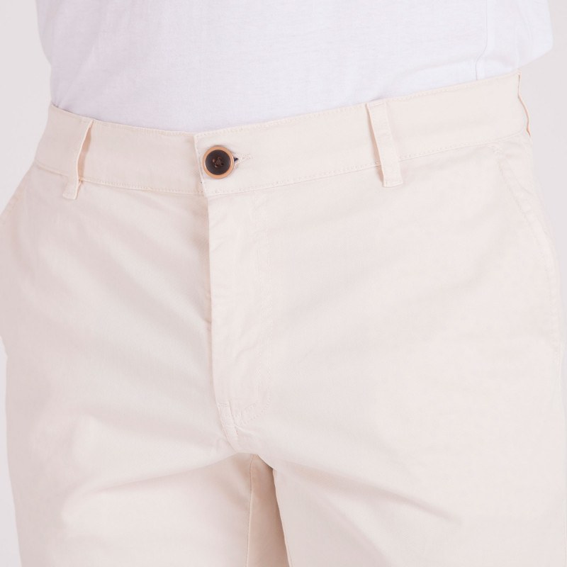 PANTALON CHINO TOILE COTON 