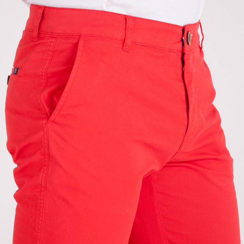 PANTALON CHINO TOILE COTON 