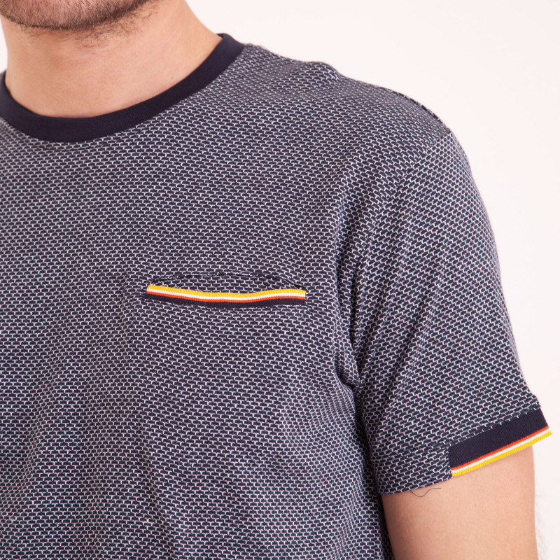 TEE SHIRT MC COTON PEIGNE