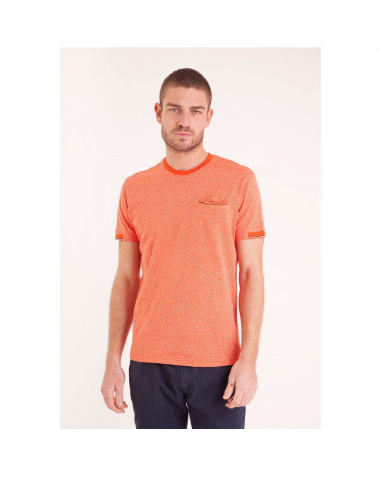 TEE SHIRT MC COTON PEIGNE