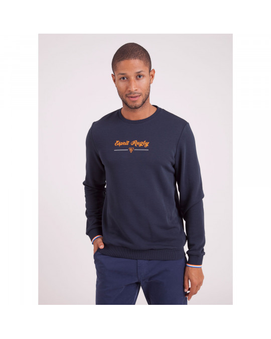 SWEAT TERRY COL ROND