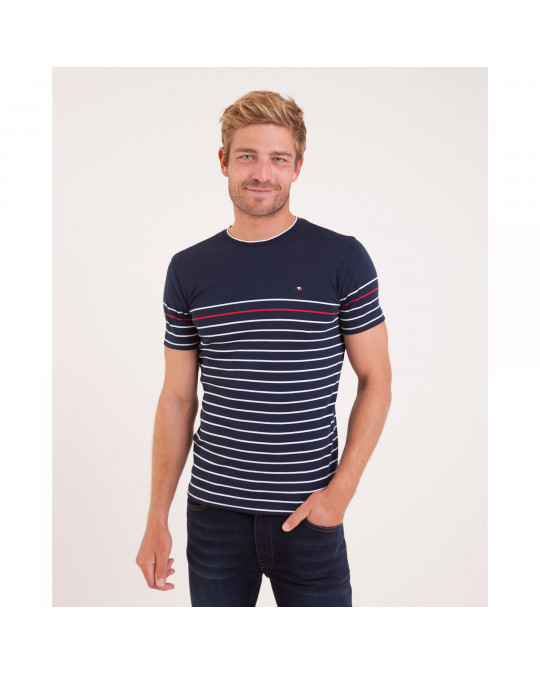 TEE SHIRT MC INTERLOCK RAYE