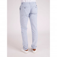 PANTALON COTON LIN UNI TAILLE ELASTIQUE