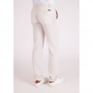 PANTALON COTON LIN UNI TAILLE ELASTIQUE