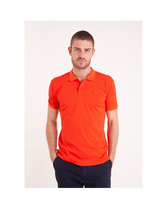 POLO MC PIQUE FLAMME