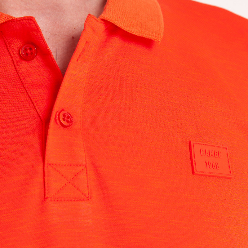 POLO MC PIQUE FLAMME