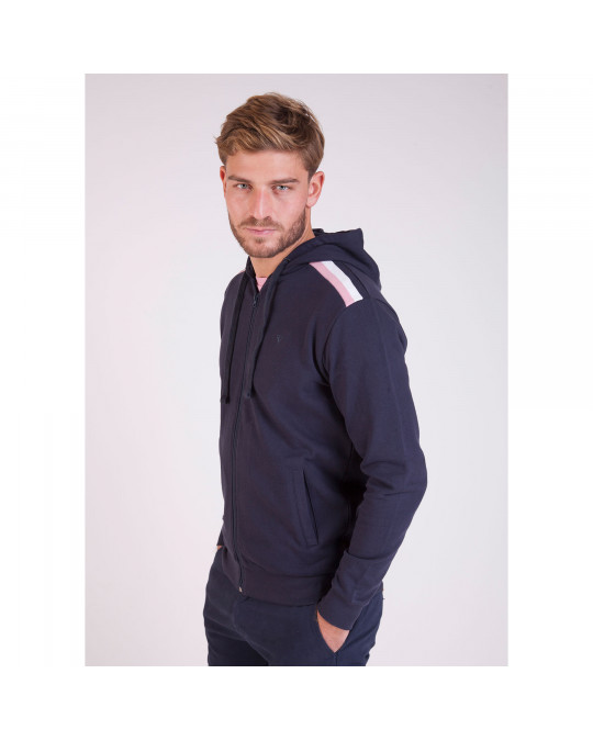 51154 - VESTE ZIPPEE CAPUCHE MOLLETON