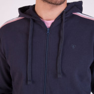 51154 - VESTE ZIPPEE CAPUCHE MOLLETON