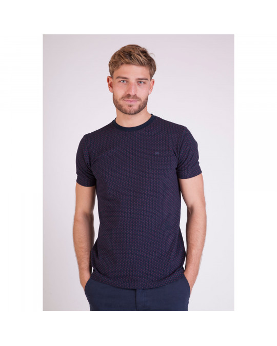 51505 - TEE-SHIRT MC PIQUE IMPRIME