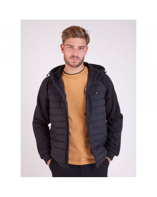 51902 - DOUDOUNE BI MATIERE A CAPUCHE