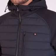 51902 - DOUDOUNE BI MATIERE A CAPUCHE