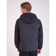 51902 - DOUDOUNE BI MATIERE A CAPUCHE